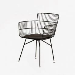 Chaise En Métal Cuadry SKLUM Acier - Noir