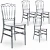 DECO IN PARIS Lot De 4 Chaises Gris En Plexi NAPOLEON - Gris 2 DECO IN PARIS Lot De 4 Chaises Gris En Plexi NAPOLEON - Gris -banc et tabouret Soldes Boutique 26096303 1