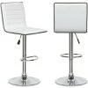 DECO IN PARIS Lot De 2 Tabourets De Bar Blanc Et Noir LOCAS -banc et tabouret Soldes Boutique 26096489 1