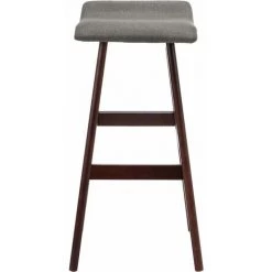 TRUE DEAL Tabourets De Bar 2 Pcs Gris Foncé Tissu -banc et tabouret Soldes Boutique 26226199 5