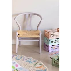 Chaise En Bois Mini Uish Kids SKLUM Bois D'orme - Violet Lavande -banc et tabouret Soldes Boutique 26365906 2