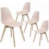 ALTOBUY MELYA - Lot De 4 Chaises Scandinaves Roses - Rose -banc et tabouret Soldes Boutique 26498081 1