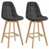 Tabouret De Bar BOBOCHIC - Lot De 2 Tabourets De Bar En Tissu H 105cm MARIUS Anthracite - Anthracite 1 Tabouret De Bar BOBOCHIC - Lot De 2 Tabourets De Bar En Tissu H 105cm MARIUS Anthracite - Anthracite -banc et tabouret Soldes Boutique 26624955 1