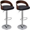 TRUE DEAL Tabourets De Bar 2 Pcs Bois Courbé -banc et tabouret Soldes Boutique 26660418 1