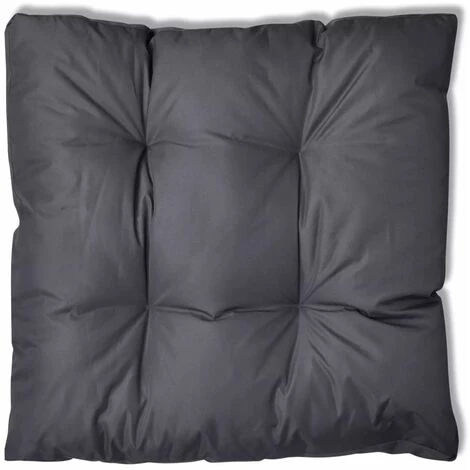 DéCOSHOP26 Coussin Rembourré De Chaise Intérieur Ou Extérieur 80x80x10 Cm Gris - Gris 4 DéCOSHOP26 Coussin Rembourré De Chaise Intérieur Ou Extérieur 80x80x10 Cm Gris - Gris – Image 2