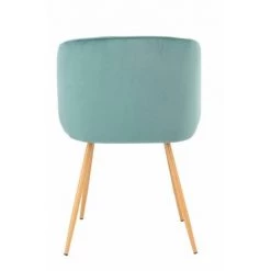 Chaise Et Fauteuil De Table BOBOCHIC - Lot De 2 Chaises De Table RANIA Velours - Vert -banc et tabouret Soldes Boutique 26934223 5