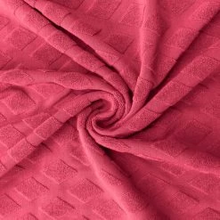 ASUPERMALL Chaise Slipcover, Haute Extensible Amovible Housse De Chaise Chaise Lavable Protecteur Housse De Siege, Jacquard Rhombus, Housse De Chaise Housse Pour Home Party Hotel Ceremonie De Mariage, Rouge -banc et tabouret Soldes Boutique 26941920 2