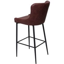 Tabouret De Bar HHG-062, Pour Comptoir, Métal, Vintage, Avec Repose-pied ~ Tissu / Textile Marron 9 Tabouret De Bar HHG-062, Pour Comptoir, Métal, Vintage, Avec Repose-pied ~ Tissu / Textile Marron -banc et tabouret Soldes Boutique 27152671 3