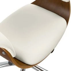 RENDEZ VOUS DéCO Chaise De Bureau Basile Blanche 10 RENDEZ VOUS DéCO Chaise De Bureau Basile Blanche -banc et tabouret Soldes Boutique 27162813 4