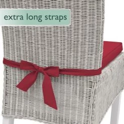 Beautissu Lot De 4 Galettes De Chaise Pia - Coussin Confortable Coloré Idéal Pour Intérieur Extérieur 45x40x5cm Rouge -banc et tabouret Soldes Boutique 27183471 4