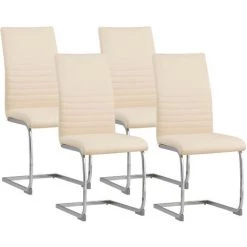 ALBATROS® Albatros Chaise BURANO,Lot De 4, Beige