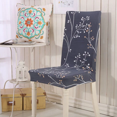 DEVENIRRICHE Lot De 6 Housse De Protection Pour Chaise De Salle à Manger Courte Et Amovible Super Fit Extensible Et Lavable Pour Hôtel, Salle à Manger, Cérémonie, Banquet De Mariage 5 DEVENIRRICHE Lot De 6 Housse De Protection Pour Chaise De Salle à Manger Courte Et Amovible Super Fit Extensible Et Lavable Pour Hôtel, Salle à Manger, Cérémonie, Banquet De Mariage – Image 3