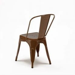 AHD AMAZING HOME DESIGN Chaise Tolix Industrielle En Acier Et Métal Pour Cuisine Et Bars Steel One | Marron 10 AHD AMAZING HOME DESIGN Chaise Tolix Industrielle En Acier Et Métal Pour Cuisine Et Bars Steel One | Marron -banc et tabouret Soldes Boutique 28011490 4