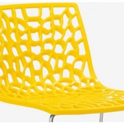 Tabouret De Bar De Cuisine Grand Soleil 74 Cm Design Spider Slitta | Jaune -banc et tabouret Soldes Boutique 28012707 5