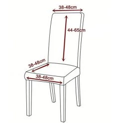 LONGZIMING 4 Pack Super Fit Stretch Amovible Lavable Courte Chaise De Salle À Manger Housse De Protection Housse De Siège Pour Hôtel, Salle À Manger, Cérémonie, Banquet De Mariage -banc et tabouret Soldes Boutique 28030203 5