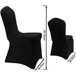 LONGZIMING Couverture De Chaise élastique épaissie Banquet Conférence Hôtel Célébration Mariage Mariage Hôtel Chaise Couverture Housse De Siège -banc et tabouret Soldes Boutique 28030376 5