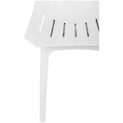 FROMM & STARCK Lot De 2 Chaises Design À Fentes Cuisine Salle À Manger PP Plastique Blanc 150kg - Blanc 10 FROMM & STARCK Lot De 2 Chaises Design À Fentes Cuisine Salle À Manger PP Plastique Blanc 150kg - Blanc -banc et tabouret Soldes Boutique 28259240 4