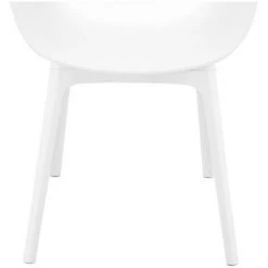 FROMM & STARCK Lot De 2 Chaises Design De Cuisine Salle À Manger Plastique 60x44cm Blanc 150kg - Blanc 10 FROMM & STARCK Lot De 2 Chaises Design De Cuisine Salle À Manger Plastique 60x44cm Blanc 150kg - Blanc -banc et tabouret Soldes Boutique 28259271 4