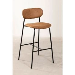 Tabouret Haut En Similicuir (72cm) Abix SKLUM Simili Cuir - Acier Camel - Camel 8 Tabouret Haut En Similicuir (72cm) Abix SKLUM Simili Cuir - Acier Camel - Camel -banc et tabouret Soldes Boutique 28290466 2