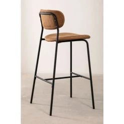 Tabouret Haut En Similicuir (72cm) Abix SKLUM Simili Cuir - Acier Camel - Camel 9 Tabouret Haut En Similicuir (72cm) Abix SKLUM Simili Cuir - Acier Camel - Camel -banc et tabouret Soldes Boutique 28290466 3