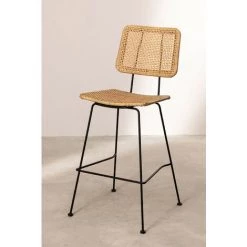 Tabouret Haut En Osier Synthétique (75,5 Cm) Shelly SKLUM Fibre Synthétique - NATUREL 9 Tabouret Haut En Osier Synthétique (75,5 Cm) Shelly SKLUM Fibre Synthétique - NATUREL -banc et tabouret Soldes Boutique 28597397 3
