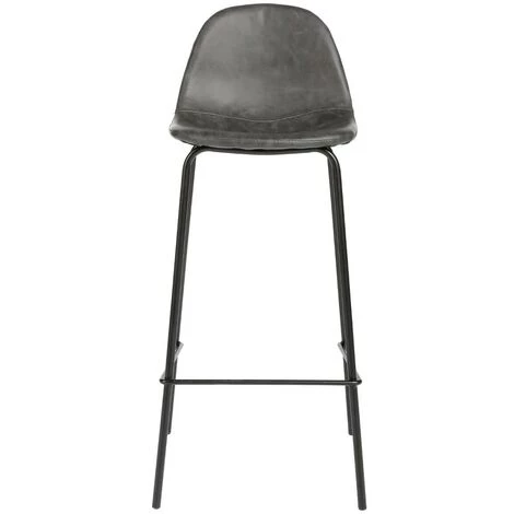 Tabouret De Bar Vintage Vladi Gris Atmosphera 5 Tabouret De Bar Vintage Vladi Gris Atmosphera – Image 3