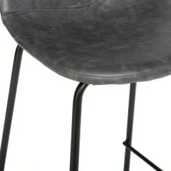 Tabouret De Bar Vintage Vladi Gris Atmosphera 9 Tabouret De Bar Vintage Vladi Gris Atmosphera -banc et tabouret Soldes Boutique 28741713 4