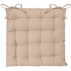 ATMOSPHERA Galette De Chaise - 38 X 38 - Blanc