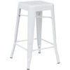 Tabouret Haut En Acier LIX SKLUM Acier - Blanc ↑65 Cm -banc et tabouret Soldes Boutique 28849634 1
