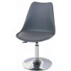 HHG Chaise Pivotante Malmö T501, Chaise De Cuisine, Réglable En Hauteur, Similicuir ~ Gris Foncé, Socle Chromé 2 HHG Chaise Pivotante Malmö T501, Chaise De Cuisine, Réglable En Hauteur, Similicuir ~ Gris Foncé, Socle Chromé -banc et tabouret Soldes Boutique 28953546 1