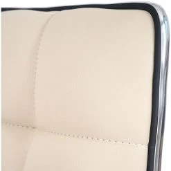 Chaise De Salle à  Manger HHG-272, Chaise De Cuisine, Pivotante Et Réglable En Hauteur, Similicuir ~ Crème -banc et tabouret Soldes Boutique 28953555 4
