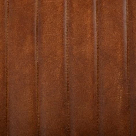 Tabouret De Bar En Cuir Marron Dario Atmosphera - Marron - Marron 6 Tabouret De Bar En Cuir Marron Dario Atmosphera - Marron - Marron – Image 4