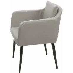 Chaise De Salle à Manger HHG-728, Chaise De Cuisine Chaise Longue ~ Similicuir Taupe -banc et tabouret Soldes Boutique 29816505 3