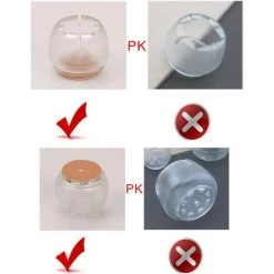 Betterlife 32 Coussins Pour Tables Et Chaises, Coussins De Protection, Coussins De Sol, Coussins De Canapé, Coussins De Tabouret, Coussins De Chaise, Pieds De Table, 25-29 Mm -banc et tabouret Soldes Boutique 30053793 2