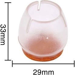 Betterlife 32 Coussins Pour Tables Et Chaises, Coussins De Protection, Coussins De Sol, Coussins De Canapé, Coussins De Tabouret, Coussins De Chaise, Pieds De Table, 25-29 Mm -banc et tabouret Soldes Boutique 30053793 3