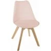 TOILINUX Lot De 4 Chaises Design Scandinave Baya - 48 X 55 X 81 - Rose -banc et tabouret Soldes Boutique 30060440 1