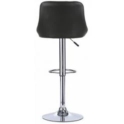 OOBEST Lot De 2 Tabourets De Bar, Hauteur Réglable Et Rotation à 360° (85-105cm), Noir -banc et tabouret Soldes Boutique 30330362 3
