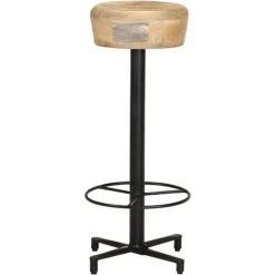 TRUE DEAL Tabourets De Bar 2 Pcs 76 Cm Bois De Manguier Massif -banc et tabouret Soldes Boutique 30364788 3