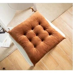 ILOVEMILAN Coussin De Chaise Carrée Dortoir étudiant Coussin De Chaise De Classe Automne Et Hiver Coussin De Siège épaississant Couleur Unie Coussin En Peluche——40*45cm -banc et tabouret Soldes Boutique 30872070 3