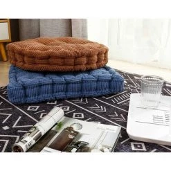 PERLE RARE Galette De Chaise， Coussin D'assise， 40 X 40 Cm, Orange -banc et tabouret Soldes Boutique 31457880 5