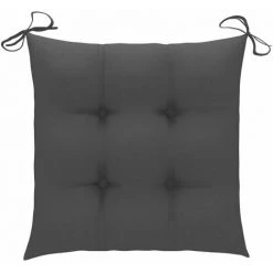 ASUPERMALL Coussins De Chaise 2 Pcs Anthracite 50x50x7 Cm Tissu -banc et tabouret Soldes Boutique 31946590 5