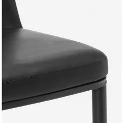 AHD AMAZING HOME DESIGN Chaises Design En Simili Cuir Et Métal Pour Cuisine Bar Restaurant Baden | Noir -banc et tabouret Soldes Boutique 32021694 5