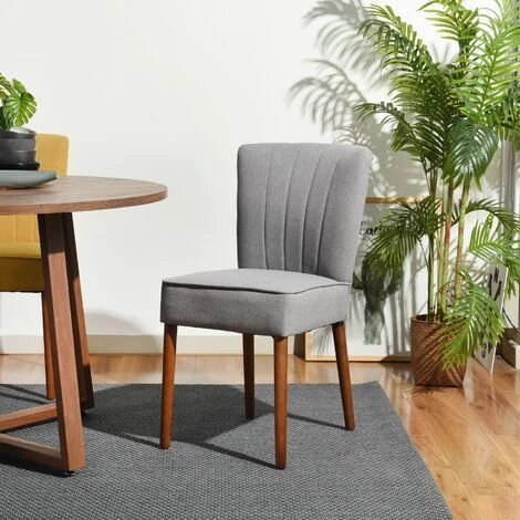 HOMEINBOX Lot De 2 Chaises De Salle à Manger Rembourrées, Chaise à Siège épais Sans Accoudoirs Pour Cuisine, Salon, Bureau, Chaise élégante Avec Dossier Gris Design Line 3785 4 HOMEINBOX Lot De 2 Chaises De Salle à Manger Rembourrées, Chaise à Siège épais Sans Accoudoirs Pour Cuisine, Salon, Bureau, Chaise élégante Avec Dossier Gris Design Line 3785 – Image 2