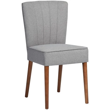 HOMEINBOX Lot De 2 Chaises De Salle à Manger Rembourrées, Chaise à Siège épais Sans Accoudoirs Pour Cuisine, Salon, Bureau, Chaise élégante Avec Dossier Gris Design Line 3785 5 HOMEINBOX Lot De 2 Chaises De Salle à Manger Rembourrées, Chaise à Siège épais Sans Accoudoirs Pour Cuisine, Salon, Bureau, Chaise élégante Avec Dossier Gris Design Line 3785 – Image 3