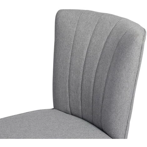 HOMEINBOX Lot De 2 Chaises De Salle à Manger Rembourrées, Chaise à Siège épais Sans Accoudoirs Pour Cuisine, Salon, Bureau, Chaise élégante Avec Dossier Gris Design Line 3785 6 HOMEINBOX Lot De 2 Chaises De Salle à Manger Rembourrées, Chaise à Siège épais Sans Accoudoirs Pour Cuisine, Salon, Bureau, Chaise élégante Avec Dossier Gris Design Line 3785 – Image 4