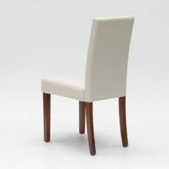 AHD AMAZING HOME DESIGN Chaise De Restaurant Rembourrée En Bois Style Henriksdal Comfort Luxury | Blanc -banc et tabouret Soldes Boutique 32577266 4