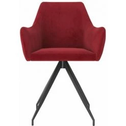 TRUE DEAL Chaises De Salle à Manger 2 Pcs Rouge Bordeaux Velours -banc et tabouret Soldes Boutique 32716027 4