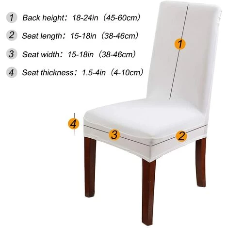 LangRay 2 Pièces Housses De Chaise En Velours Housses De Chaise Protectrices élastiques Modernes, Décoration De Maisons, Restaurants, Hôtels, Hôtels, Restaurants, Bleu Clair 7 LangRay 2 Pièces Housses De Chaise En Velours Housses De Chaise Protectrices élastiques Modernes, Décoration De Maisons, Restaurants, Hôtels, Hôtels, Restaurants, Bleu Clair – Image 5