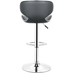 SiFree®Lot De 2 Chaises De Bar Design Dossier Rembourré Pivotantes Et Réglables En Hauteur 85 Cm - 105 Cm Gris - Gris 10 SiFree®Lot De 2 Chaises De Bar Design Dossier Rembourré Pivotantes Et Réglables En Hauteur 85 Cm - 105 Cm Gris - Gris -banc et tabouret Soldes Boutique 33016306 4