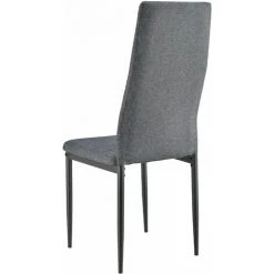 HELLOSHOP26 Lot De 2 Chaises De Salle à Manger Siège De Cuisine Rembourré Acier Et Polyester 96 Cm Gris - Gris 8 HELLOSHOP26 Lot De 2 Chaises De Salle à Manger Siège De Cuisine Rembourré Acier Et Polyester 96 Cm Gris - Gris -banc et tabouret Soldes Boutique 33029512 3